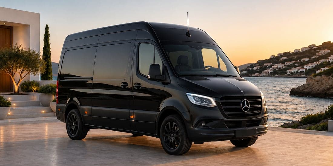 Mercedes Sprinter – Charlie Ibiza Transfers premium private vehicle